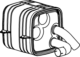 DINEX 54301 Medienschalldämpfer