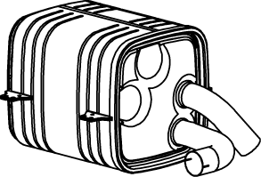 DINEX 54302 Medienschalldämpfer