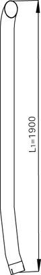 DINEX 54625 Auspuffrohr