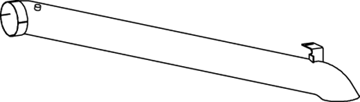 DINEX 54681 Auspuffrohr
