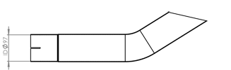 DINEX 54682 Auspuffrohr