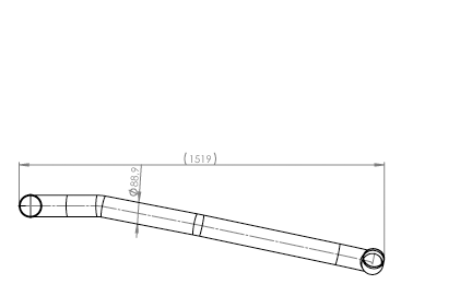 Auspuffrohr Mercedes-Benz VARIO Plattform/Chassis · Mercedes-Benz VARIO Van · Mercedes-Benz VARIO Kabine mit Motor