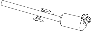 DINEX Auspuffrohr 56386