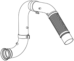 DINEX 5AA012 Auspuffrohr