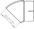 DINEX 60127 Auspuffrohr