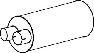 Zentral-/Außenschalldämpfer DINEX 60307
