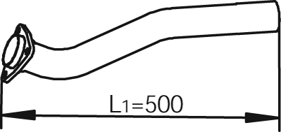 DINEX Auspuffrohr 62115