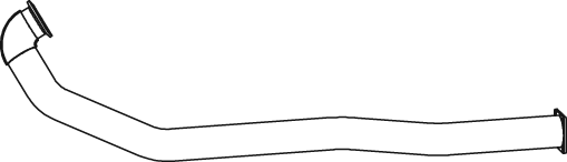 DINEX 64154 Auspuffrohr