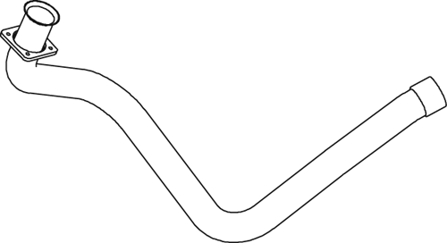 DINEX 64170 Auspuffrohr