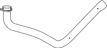 DINEX 64180 Auspuffrohr