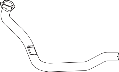 DINEX 64189 Auspuffrohr