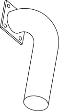 DINEX 64204 Auspuffrohr