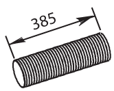 DINEX 64254 Auspuffrohr