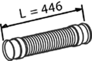 DINEX 64257 Auspuffrohr