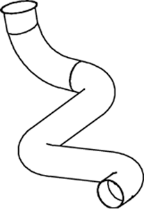 DINEX Auspuffrohr 64258
