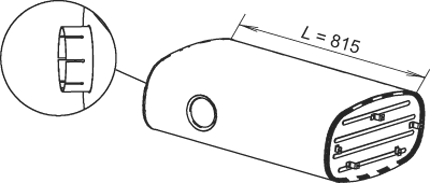 DINEX 64302 Medienschalldämpfer