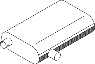 Zentral-/Außenschalldämpfer DINEX 64324