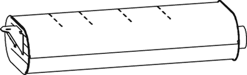 Zentral-/Außenschalldämpfer DINEX 64348