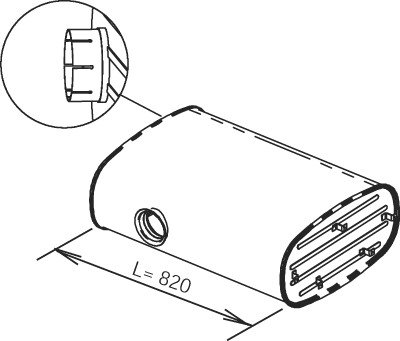 DINEX 64377 Medienschalldämpfer