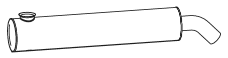 Zentral-/Außenschalldämpfer DINEX 64443
