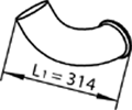 DINEX 64529 Auspuffrohr