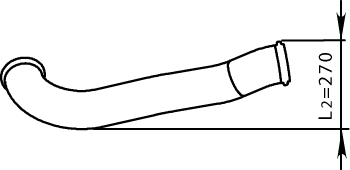 DINEX 64531 Auspuffrohr