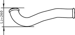 DINEX 64533 Auspuffrohr