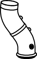 DINEX 64550 Auspuffrohr