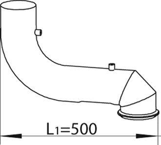 DINEX 64567 Auspuffrohr