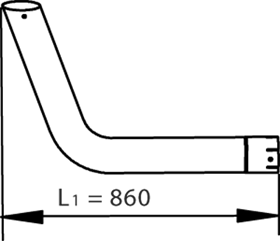 DINEX 64604 Auspuffrohr