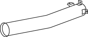 DINEX 64668 Auspuffrohr