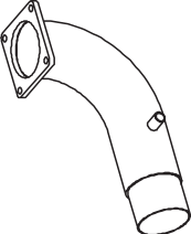 DINEX 64700 Auspuffrohr