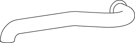 DINEX 64782 Auspuffrohr