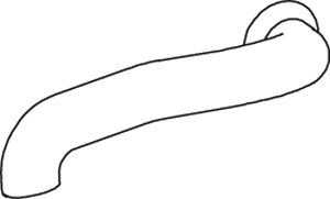 DINEX 64792 Auspuffrohr