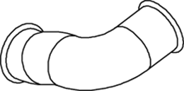 DINEX Auspuffrohr 66129