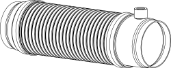 DINEX-Ausgangsrohr 66139-RK