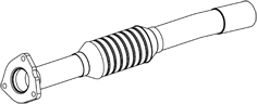 DINEX Auspuffrohr 66349