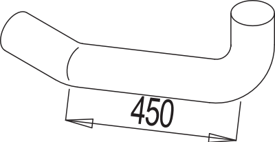 DINEX 68222 Auspuffrohr