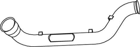 DINEX 68262 Auspuffrohr