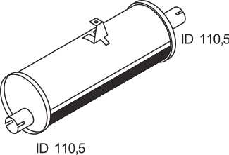 DINEX 68303 Medienschalldämpfer