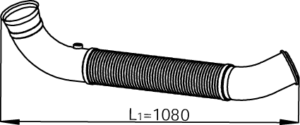 DINEX 68505 Auspuffrohr
