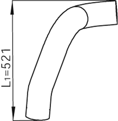 DINEX 68506 Auspuffrohr