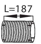 Flexible Verbindung, DINEX Flucht 68507