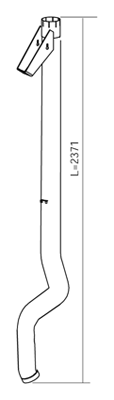 DINEX 68509 Auspuffrohr
