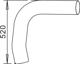 DINEX 68513 Auspuffrohr