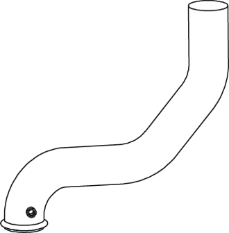 DINEX 68515 Auspuffrohr