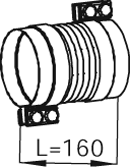 Flexible Verbindung, DINEX-Flucht 68516