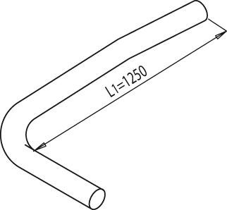 DINEX 68644 Auspuffrohr