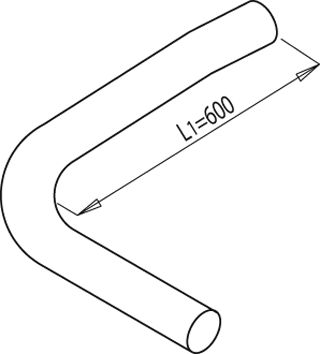 DINEX 68657 Auspuffrohr