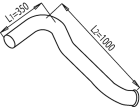 DINEX 68658 Auspuffrohr